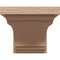 Ekena Millwork 7"W x 14"D x 7"H Wide Warren Rough Cedar Woodgrain TimberThane Corbel, Primed Tan CORUR07X14X07WARRCPR - alternate 3